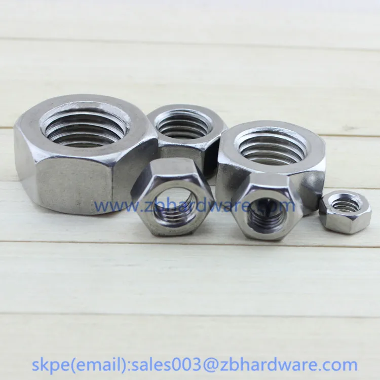 100 шт. M12 DIN934 304 шестигранные гайки из нержавеющей стали гайки|stainless steel hex nuts|hex