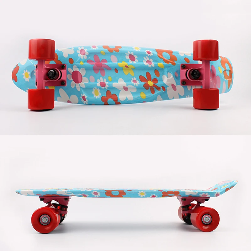 Новинка 2019 скейтборд детский скутер 22 &quot пастельный цвет оригинальная длинная