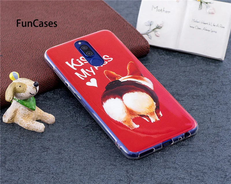 Светящийся чехол для huawei Mate 10 Lite силиконовый Novia 2i фосфоресцирующий блестящий Honor