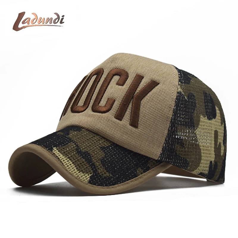 Летняя сетчатая бейсбольная кепка женская модная с буквенным принтом в стиле рок