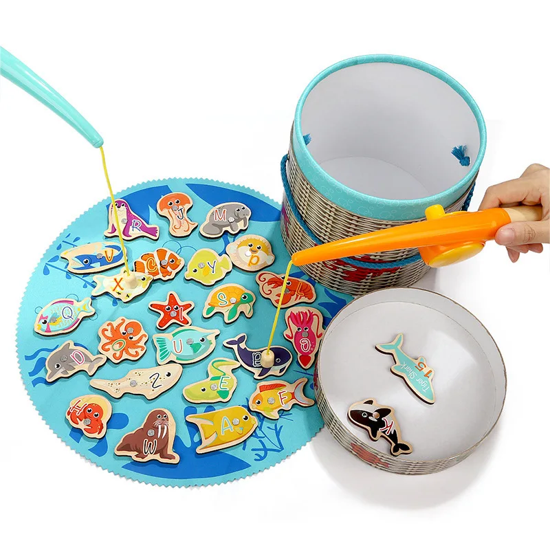 Go Fishing Baby полезные игрушки мудрость От 1 до 2 лет возраста девочки мальчик ребенок