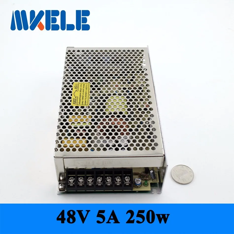 блок питания водитель MS-250-48 250 вт dc48V 5А Вт smps мини размер один выход нового типа