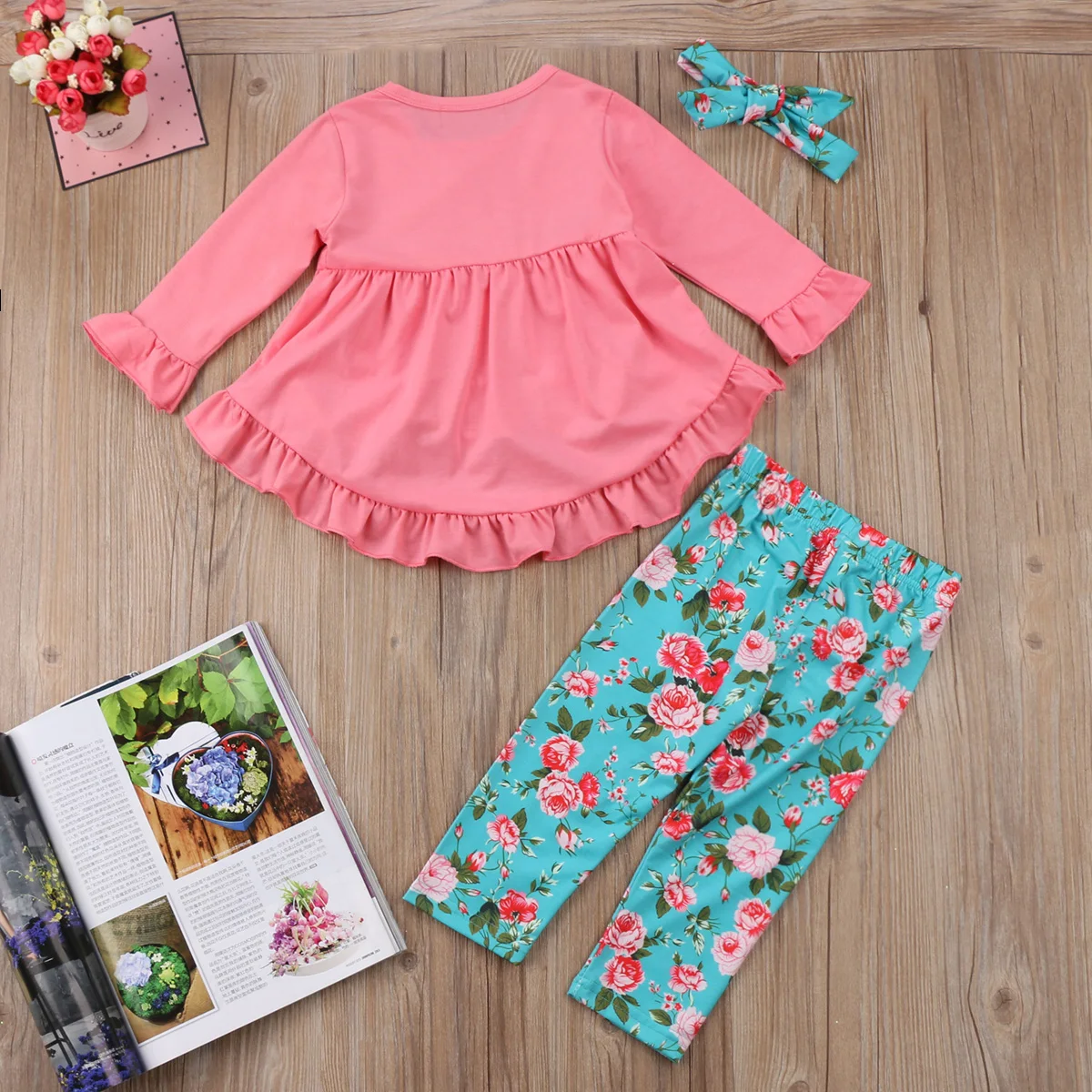 Рождественская Детская футболка с оборками для маленьких девочек Топы Платье