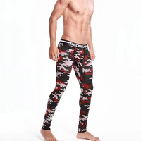 new winter men fashion sexy long johns cotton thermal underwear camouflage warmtight single long leggings pants high quality