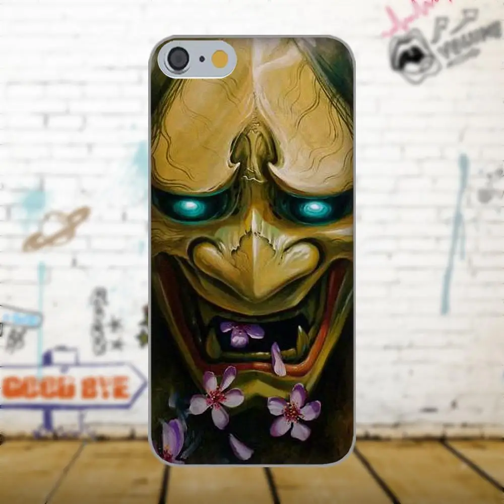 Защитные Чехлы Hannya Demon Mask для Apple iPhone 4 4S 5 5C 5S SE 6 6S 7 8 Plus X For LG G3 G4 G5 G6 K4 K7 K8 K10 V10 V20 |