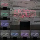 Детская игрушка VCity, 3D лампа, Ночной светильник, светодиодная лампа, многоцветная Автомобильная вспышка, рождественские подарки для детей, Сенсорная лампа RGB, подарок на день рождения