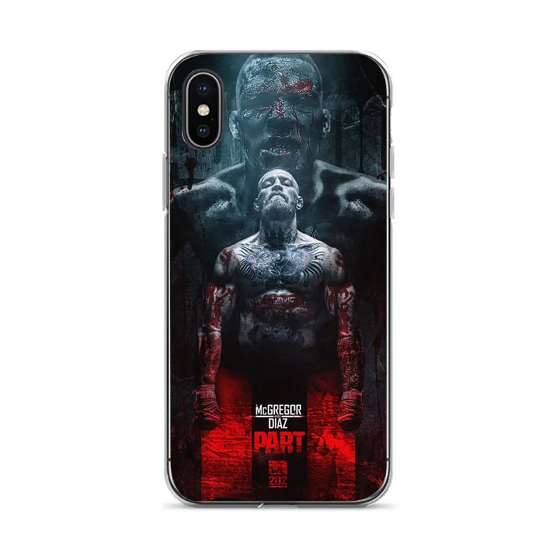 Чехол из ТПУ OUTMIX Конор Макгрегор для iPhone 8 plus XS max XR 7 6 6s 5 5S SE Coque Shell