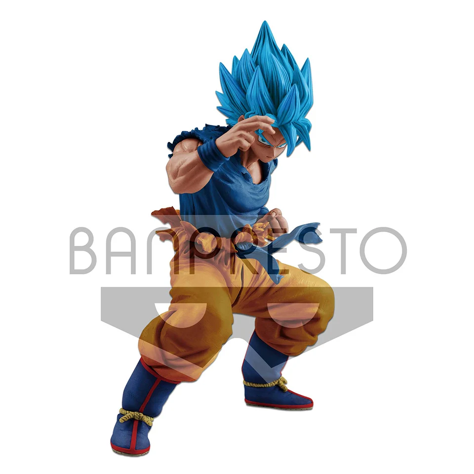 Goku Tronzo Banpresto фигурка Dragon Ball Супер Гоку фигурка героя модели Dragon Ball 20th юбилей ограниченная фигурка - Цвет: Goku