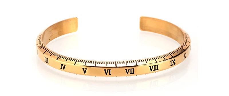 Браслеты из нержавеющей стали, браслеты с римскими цифрами, золотые браслеты, мужские браслеты для мужчин, логотип, название, подарок