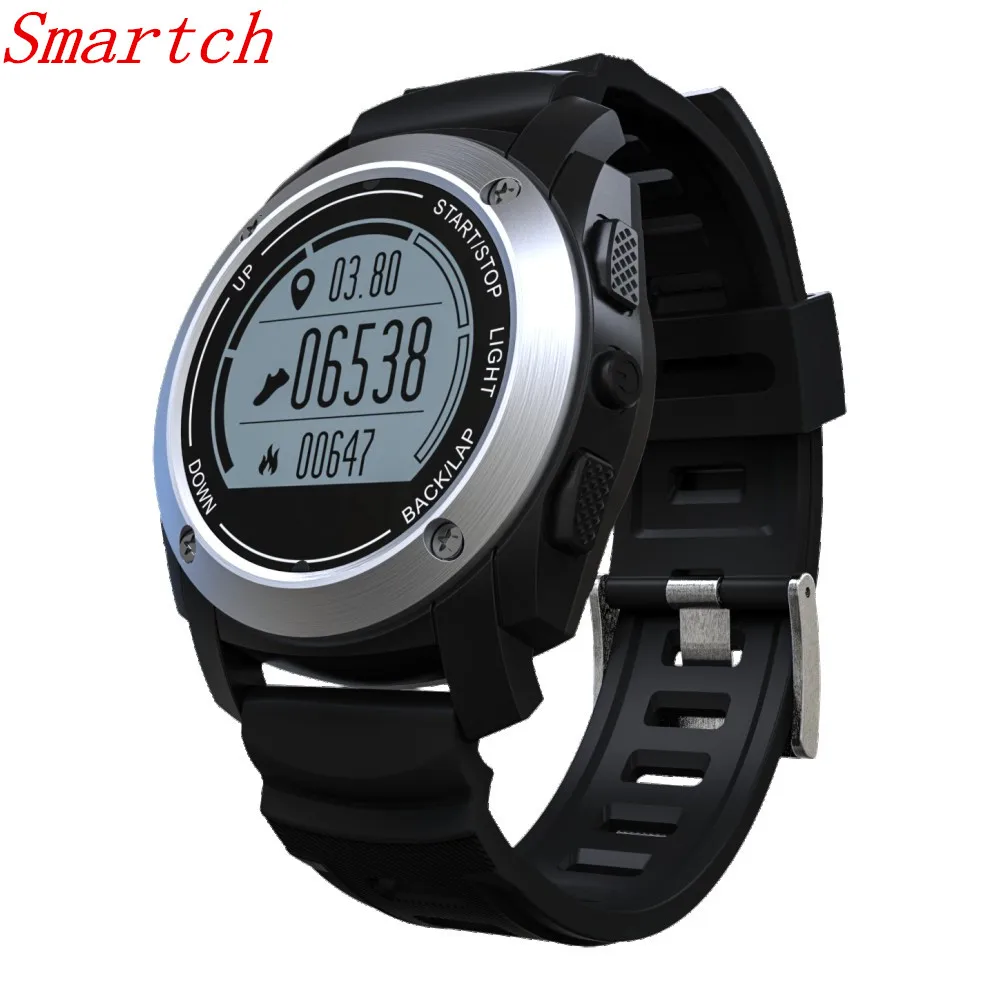 Smartch S928 gps Смарт часы уличные спортивные с монитором сердечного ритма шагомер