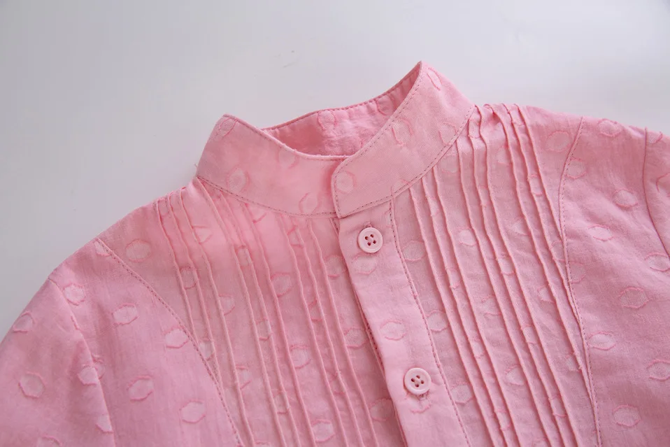 Pettigirl Pink Boys Clothing Set Stand Collar With Pleated Shirt And white Shorts Kids Clothes B-DMCS201-B506 |