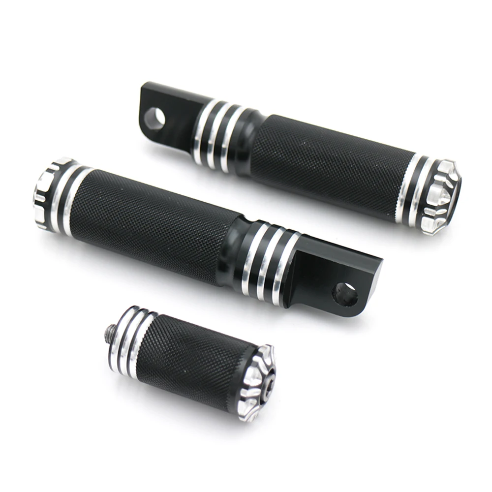 

CNC Motorcycle Grips Footrest Footpegs Shifter 1" Hand Grips For Harley Sportster 48 72 Breakout Dyna Street bike Bobber