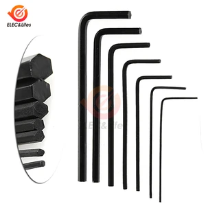 Набор гаечных ключей диаметром 0,7-3 мм с магнитной износостойкостью для электрической отвертки, 7 шт.компл.