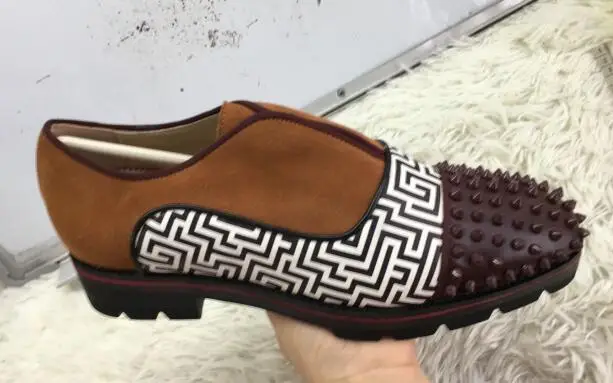 Кроссовки мужские из коровьей замши на платформе модная дизайнерская