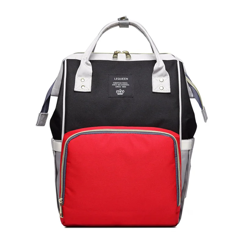 Maternity Bag 08 41 цвет рюкзак для мамы Lequeen Детская сумка с защитой от потери на молнии детские сумки для мамы сумка для беременных для коляски bolsa maternidade - Цвет: Maternity Bag 08