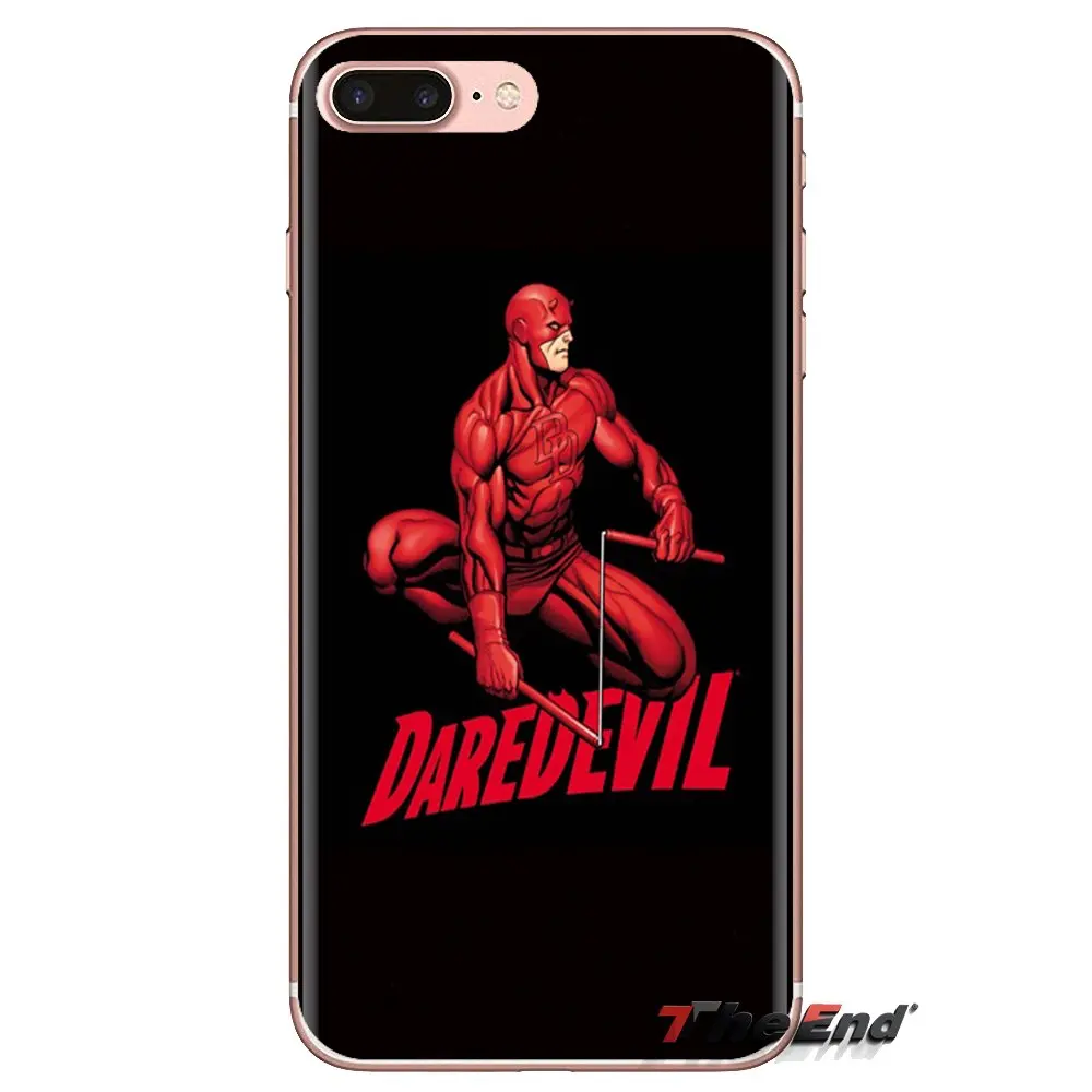 Мягкий чехол Red Daredevil Marvel Avengers Comics для HTC One U11 U12 X9 M7 M8 A9 M10 E9 Plus Desire 630 530 626 628 816 820 830 |