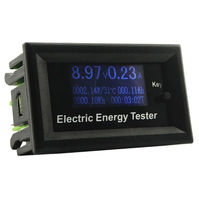 DC120V 20A ЖК дисплей измеритель тока цифровой вольтметр Амперметр Напряжение