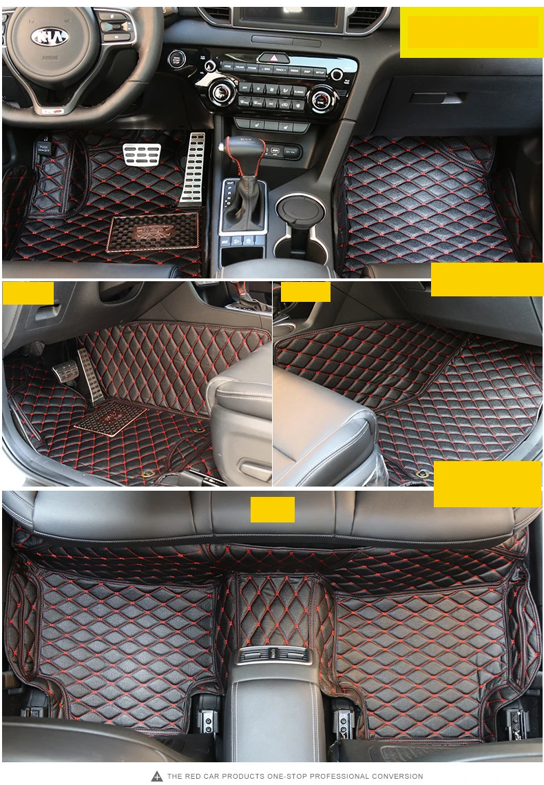 Lsrtw2068 аксессуары кожаные автомобильные коврики для kia sportage QL 4 kx5 ковер салона