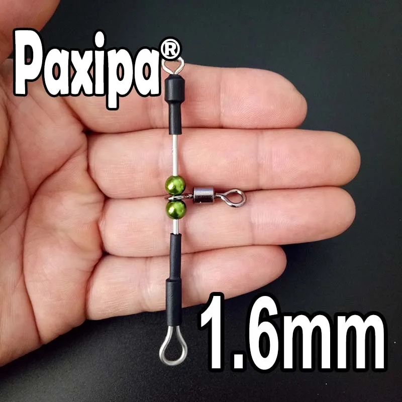 6 шт. рыболовный соединитель Быстрый крючок Urfe Para Temporales Enganches Rapidos Para la Pesca Kolay Atma Aparati - Цвет: 1.6mm green