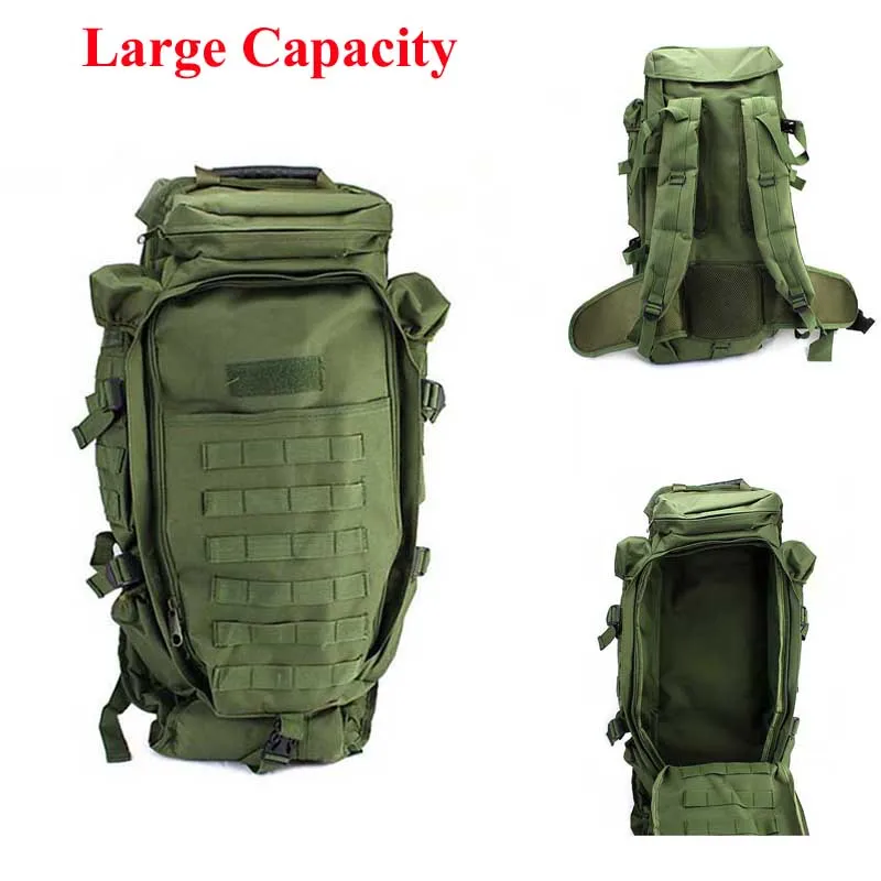 Multi-purpose Tactical Backpack Outdoor Sport Climbing Camping Backpack Military Hunting Travelling Trekking Hiking Bag 5 Colors