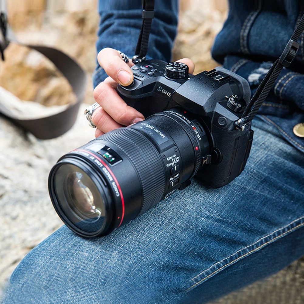 EF M2 II Anti Shake Professional Camera Accessories Easy Install Inner Adjustable Manual Exposure Lens Adapter Ring Auto | Электроника