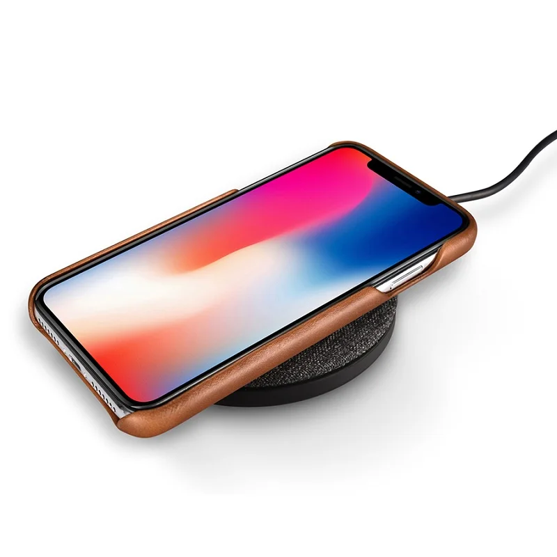 ICARER Vintage Slim Phone Case For iPhone XS MAX Genuine Leather Back Cover Max Accessories Shell Coque | Мобильные телефоны и