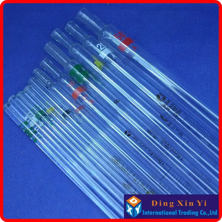 (10 pieces/lot) resolution 0.002ml Glass measuring Pipette 0.2ml glass burette graduated pipette | Канцтовары для офиса и дома