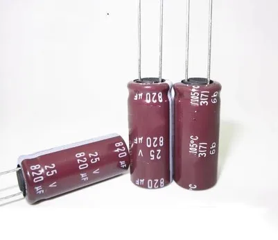 500 шт. 25v820uf электролитический конденсатор 820 мкФ 25В 10х20 мм Бесплатная доставка |