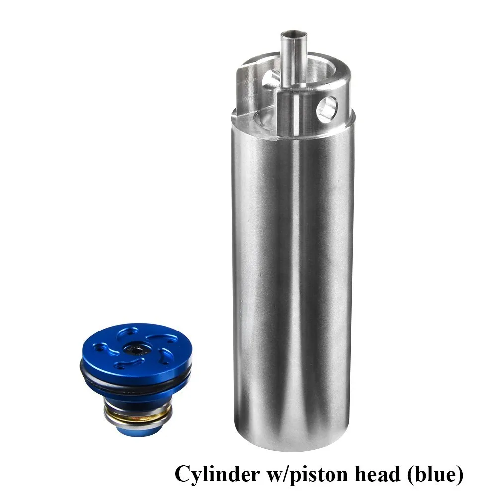 Cylinder and PD A SHS AEG Tune Up Kit CNC фрезерованная Нержавеющая Сталь цельный цилиндр Бесшумная головка поршня страйкбол Пейнтбол армейский охотничий аксессуар - Цвет: Cylinder and PD A