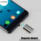 Магнитный адаптер CANDYEIC Micro USB для кабеля HUAWEI Moto, Магнитная Зарядка для SAMSUNG HTC Sony XIAOMI, аксессуары для смартфонов