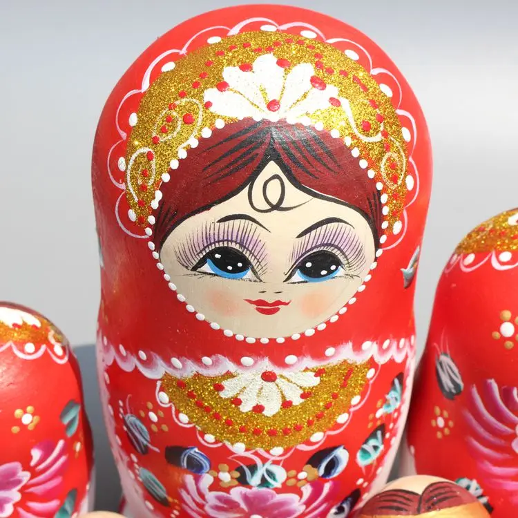 7 шт./компл. набор кукол Матрешка ручной росписи креативное свадебное украшение