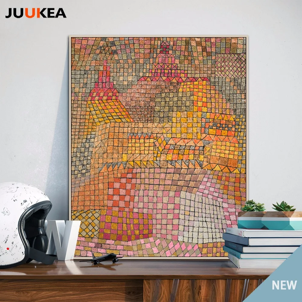 Пауль Клее в Цвет частей муфты визуальный абстрактного искусства холст Холсты для рисования печати