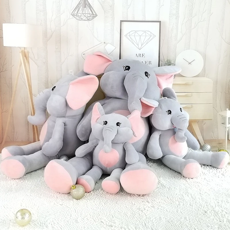 MIAOOWA 1 шт. 50/60 см Высококачественный гигантский Слон Мягкая Плюшевая Кукла Малыш
