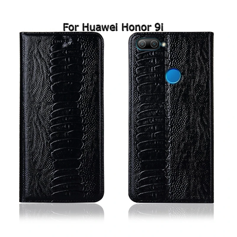 Страусиная ножка зернистый чехол для телефона huawei Honor 9 9i 10 10i 20i Lite чехол Флип-подставка карман для карт чехол из натуральной кожи