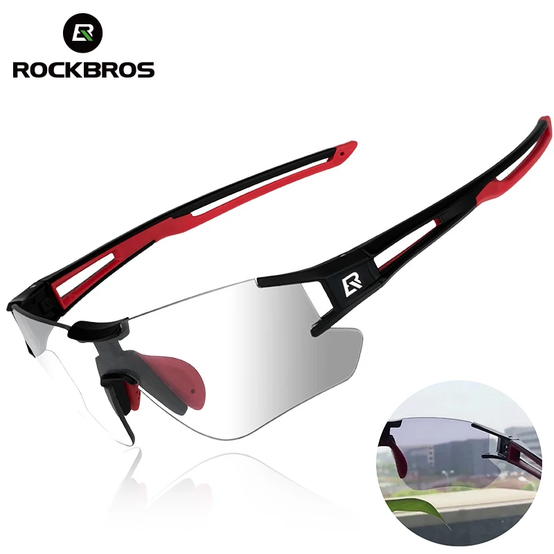 ROCKBROS фотохромные велосипедные очки Oculos Ciclismo спортивные солнцезащитные MTB