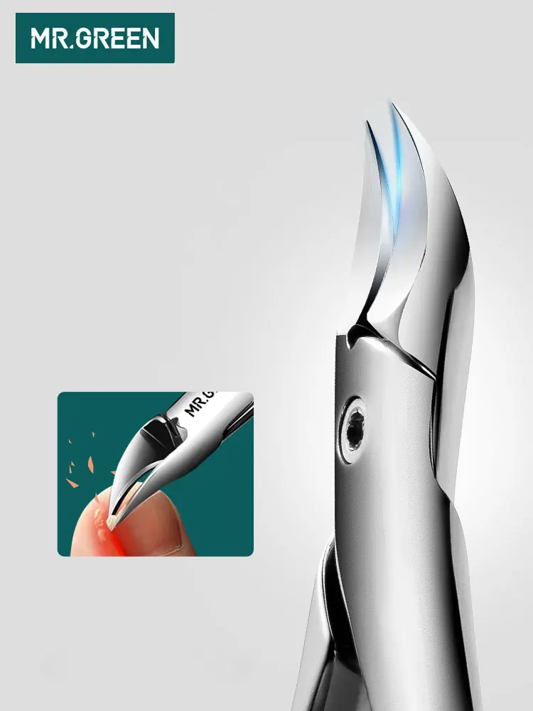 MR.GREEN клиппер Маникюрный Инструмент профессиональные плоскогубцы из нержавеющей