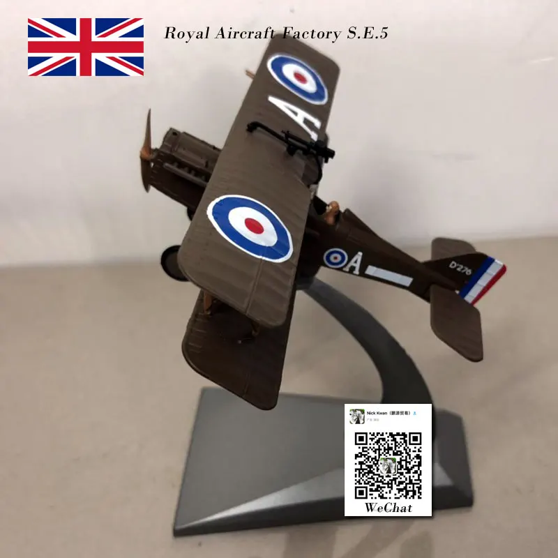WLTK 1/72 масштаб военная модель игрушки WW I SE 5a истребитель литой металлический самолет модель игрушки для сбора, подарок, дети