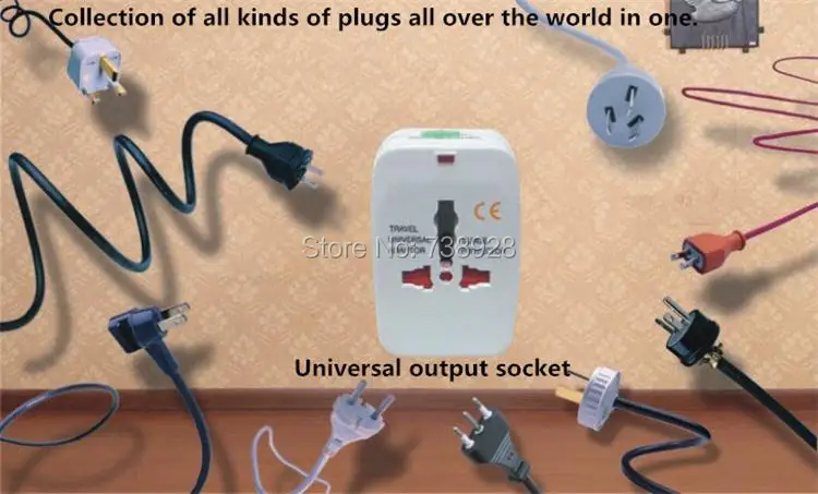 Универсальное мировое зарядное устройство Plug All-in-one дорожный адаптер переменного тока конвертер в США/Великобритании/Австралии/ЕС США в Евро путешествия розетки