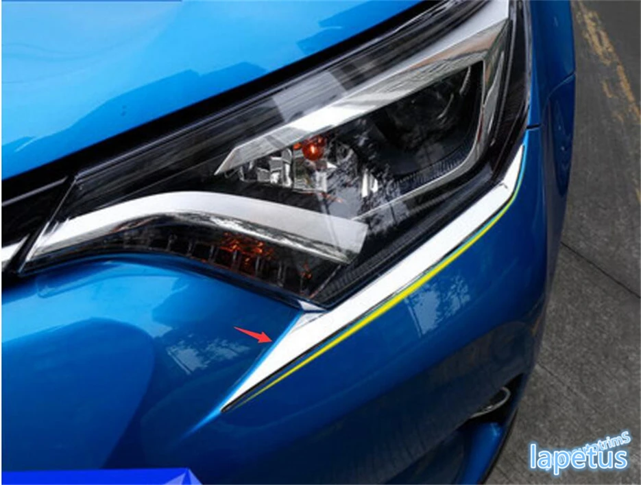 Lapetus передняя фара фары лампа для век украшения бровей Накладка подходит Toyota RAV4 Rav