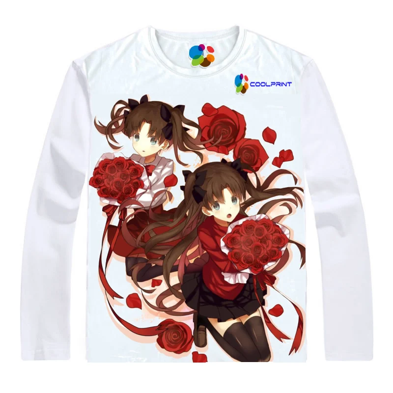 Аниме рубашка Coolprint Fate Zero EXTRA футболки в разных стилях длинная с принтом саблей