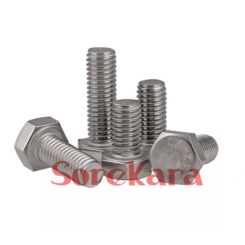 M4 * 8/10/12/16/20/25/30/35/40/45/50 мм Шаг 0 7 304 болты с шестигранной головкой из нержавеющей