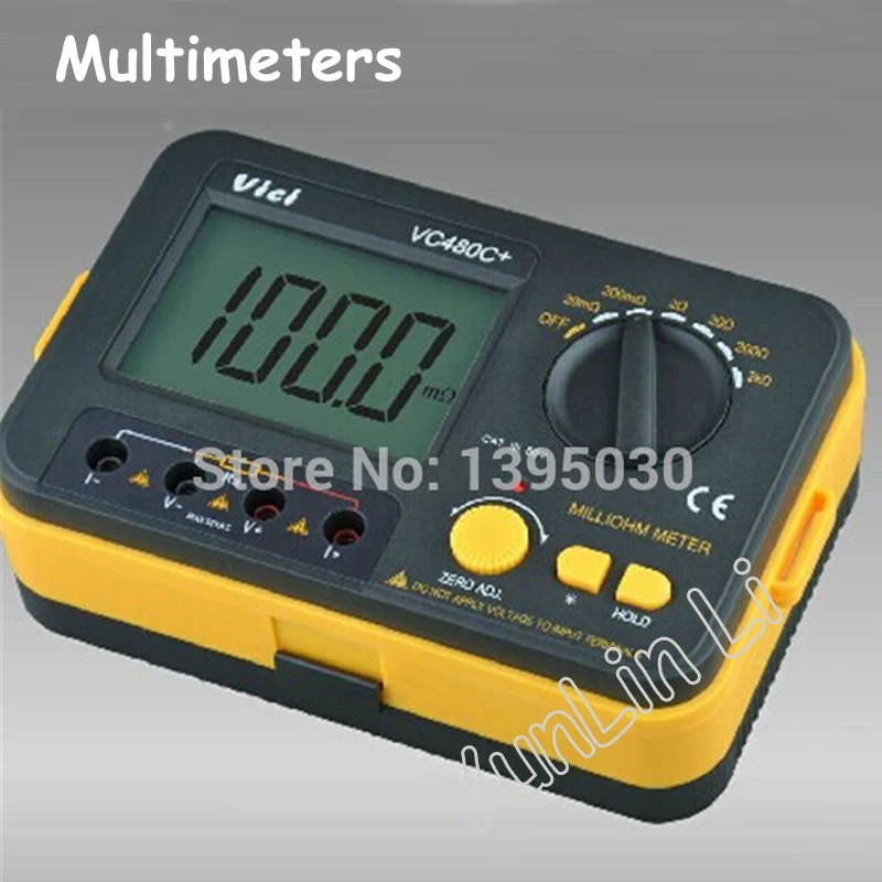 Multimeters 3 1/2 Digital Milli-ohm Meter Multimeter 6w VC480C+ | Инструменты