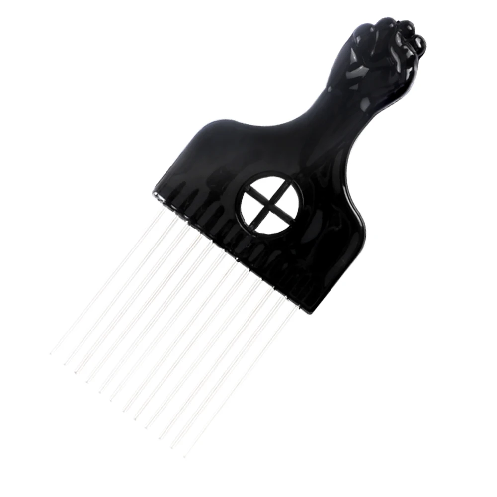 Fork Comb Горячие африканские Волосы Стайлинг Твист Африканский гребень перчатки с губкой Парикмахерская Губка Кудри расческа-вилка салон парикмахерские инструменты - Цвет: Fork Comb