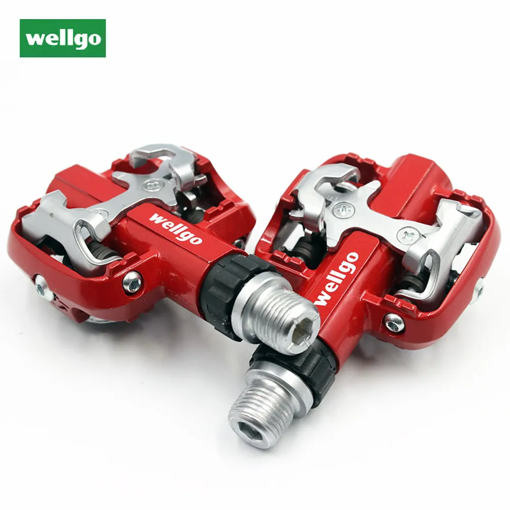 Wellgo WM001 Self-Locking pedals MTB bike clipless pedal Magnesium Alloy Bicycle Pedals | Спорт и развлечения