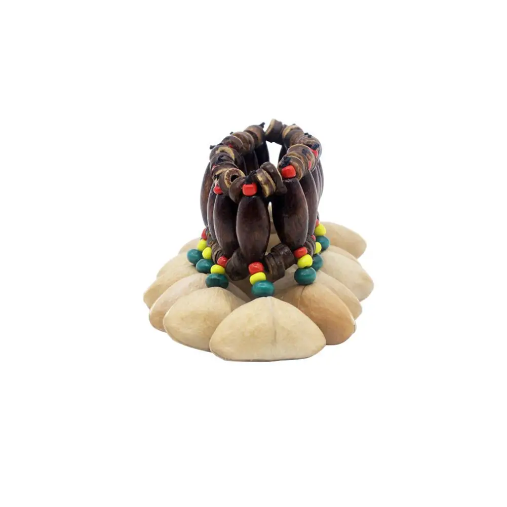 GECKO Handbell Handmade Bracelet Nutshell Wrist Bell for Djembe African Box Drum Percussion Musical Instrument Parts Accessories