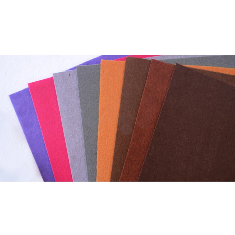 Lychee Life 10 шт. 30x30 см разноцветный Войлок нетканый Войлок Ткань DIY швейный материал для волос аксессуары для карт сумки