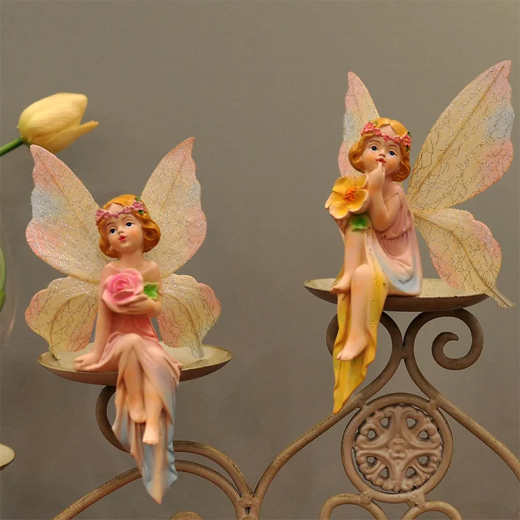 Сказочные фигурки и миниатюрные из смолы в пасторальном стиле аксессуары для