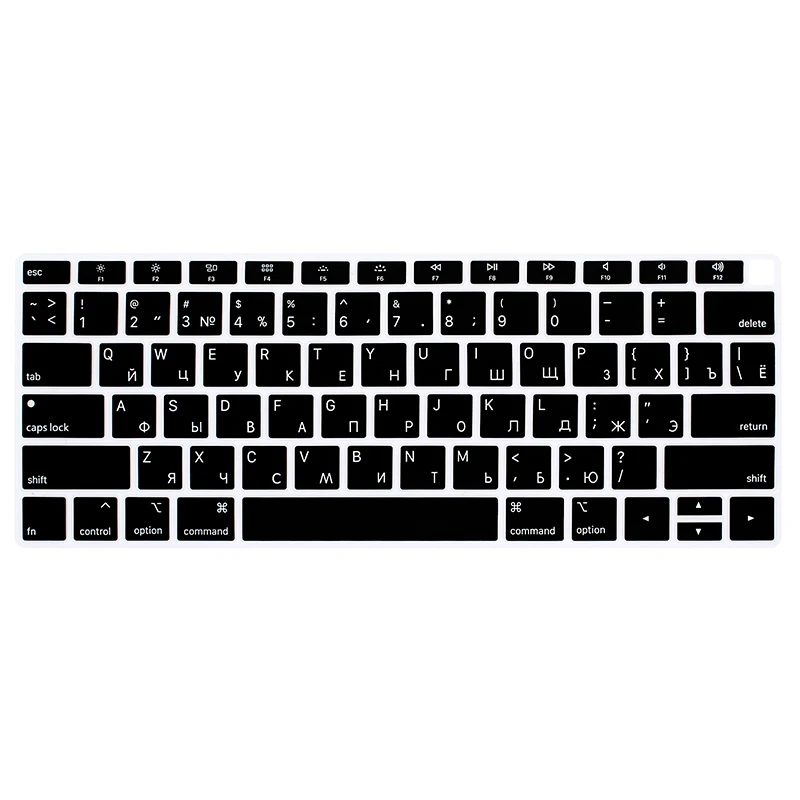 Русская клавиатура, чехол для ноутбука, протектор для новейшего MacBook Air, 13 дюймов,, выпуск A1932, с дисплеем retina и сенсорным ID
