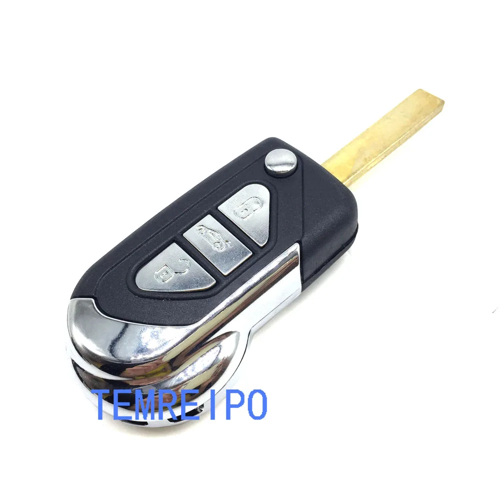 Запасные ключи 3 кнопки флип чехол для citroen c1 c2 c3 c5 система ввода ключей|blanks for