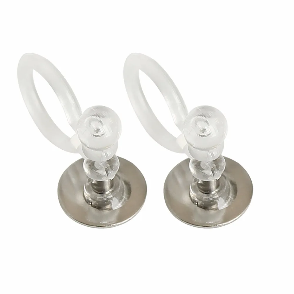 LOULEUR 10 шт./лот круглые сережки золотистого и серебристого цветов подходят для 6 мм